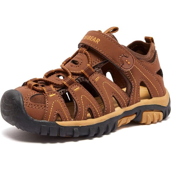 Hobibear Boys Waterproof Outdoor Sandals Size 7 Adjustable Hook & Loop Closure - Picture 1 of 12